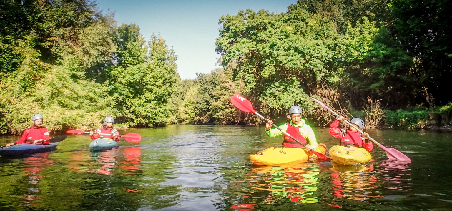 Quinze kilomètres de canoëkayak sur le Loing, près de Fontainebleau