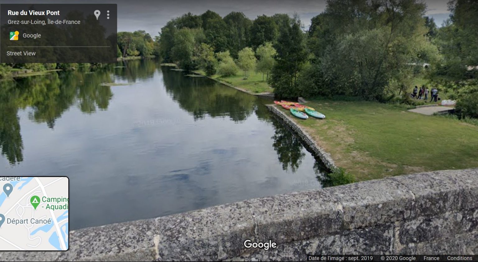Quinze kilomètres de canoëkayak sur le Loing, près de Fontainebleau